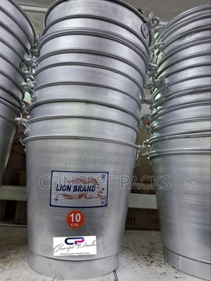 10 Litres Heavy Aluminium Buckets - thumbnail 2