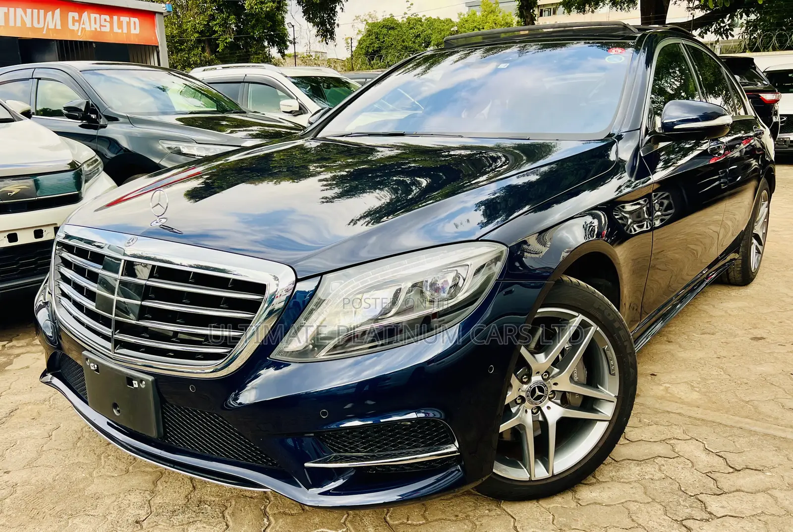 Mercedes-Benz S-Class S 400 Hybrid L (V222) 2017 Blue
