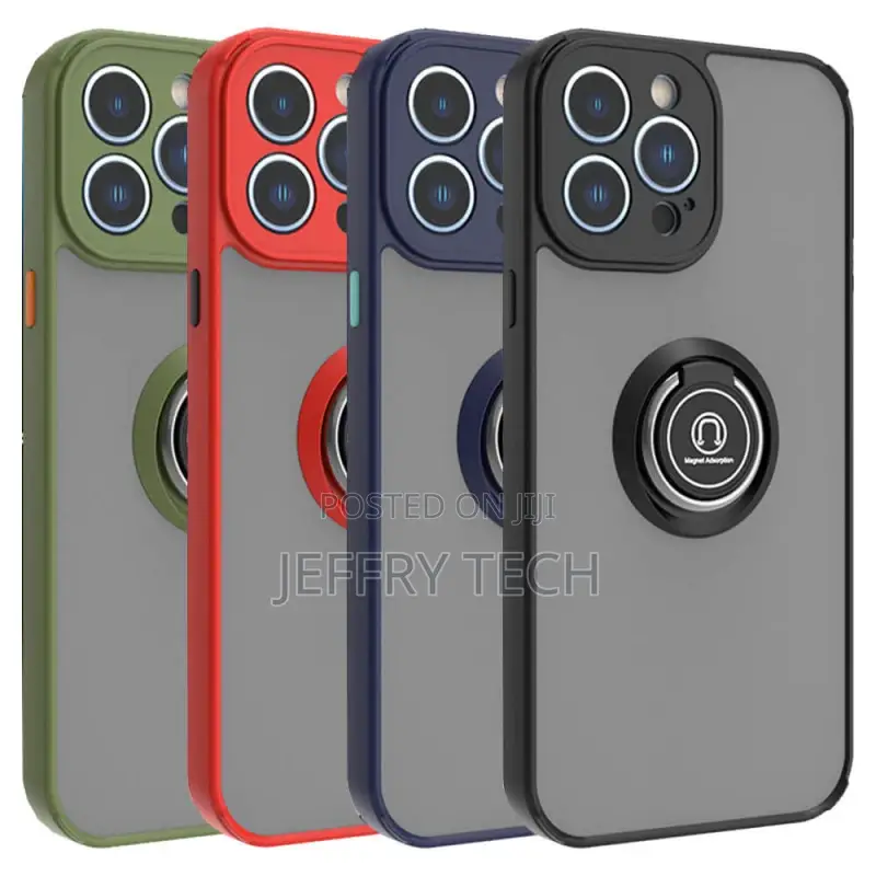 Matte Case 360 Degree Magnet Ring Support for Oppo A58 4G