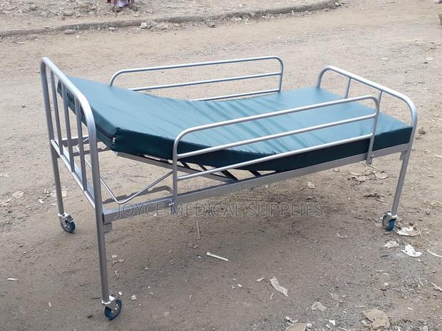 Ward Bed Locally Made With Casters and Side Rails