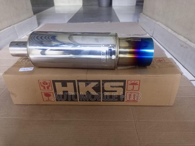 Original HKS Deep Base Muffler Tip - main view