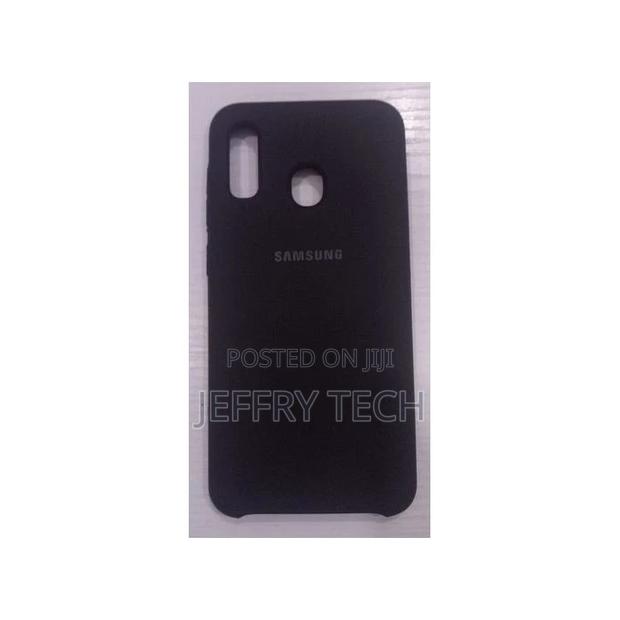 Samsung Galaxy A30/A20 Silicone Back Case Black - thumbnail 3