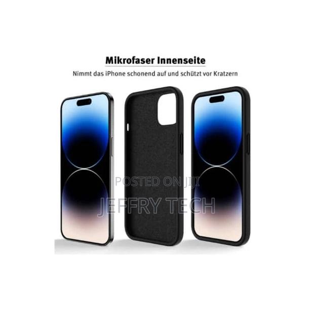 New iPhone 14 Pro Max Luxury Silicone Back Case - thumbnail 3