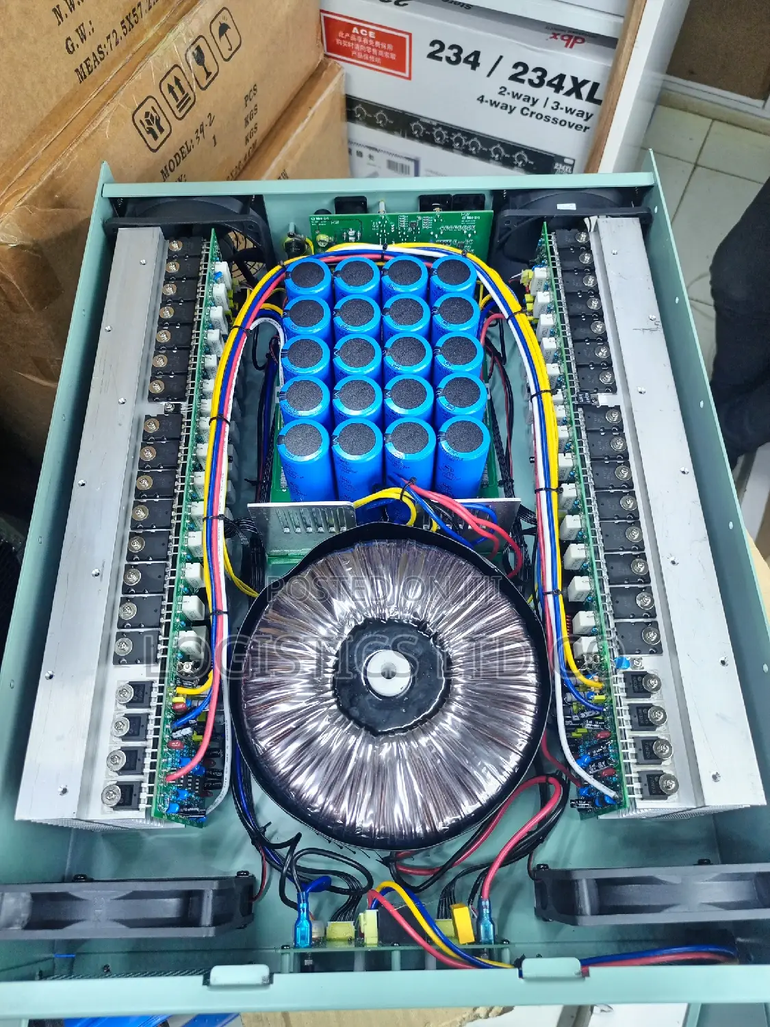 Heavy Duty Morgan Sound 39.2 Power Amplifier 60 Transistors