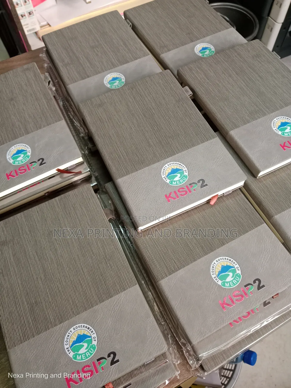 County Note Books Branding.
