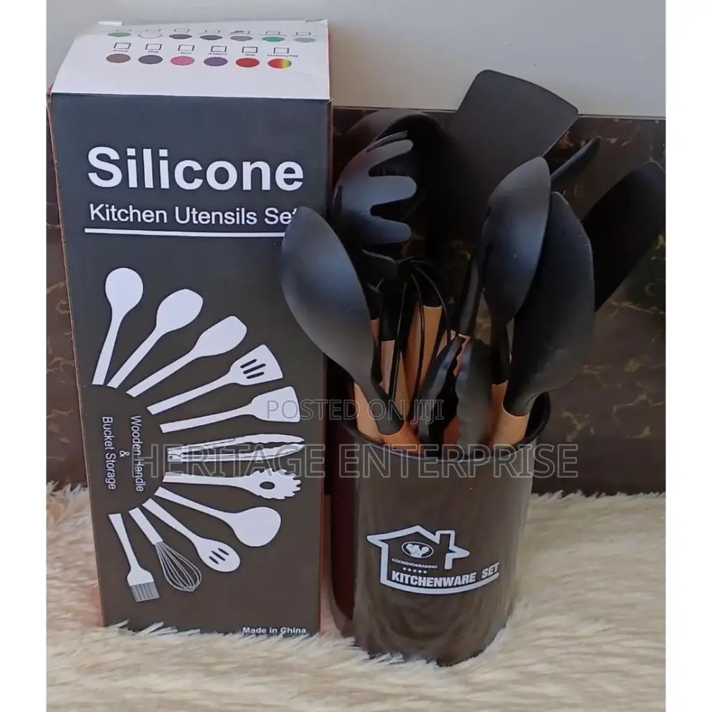 Silicone Spoon,Kitchen 12pcs Spoons