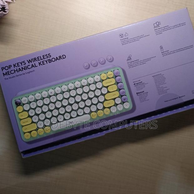 Logitech POP KEYS Wireless Keyboard/Customizable Emoji Keys - thumbnail 2