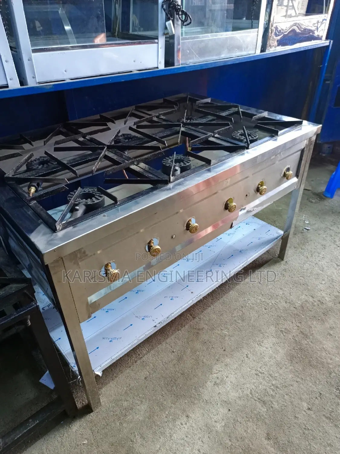 Stainless Steel Six Burner