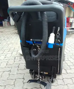 Multipurpose Blue Floor Scrubber