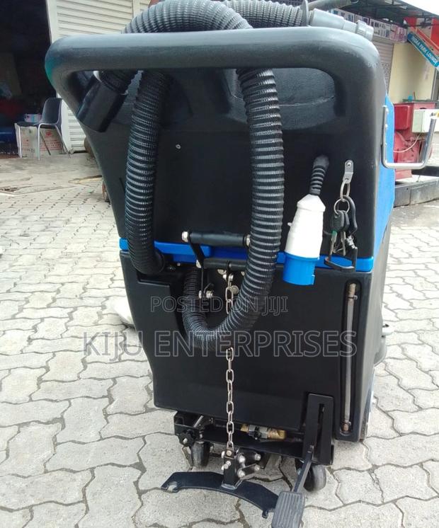 Multipurpose Blue Floor Scrubber