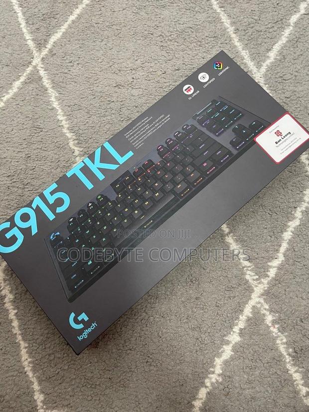 Logitech G915 TKL Red Linear RGB Wireless - main view