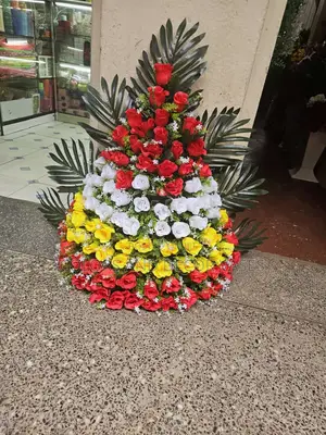 Pulpit Flowers Church Decor