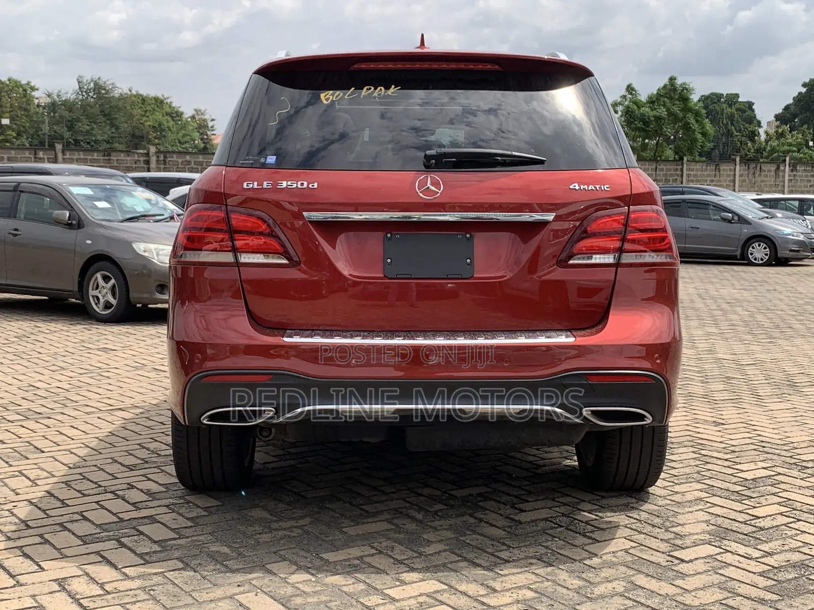 Mercedes-Benz GLE-Class GLE 350d 4MATIC 2017 Red