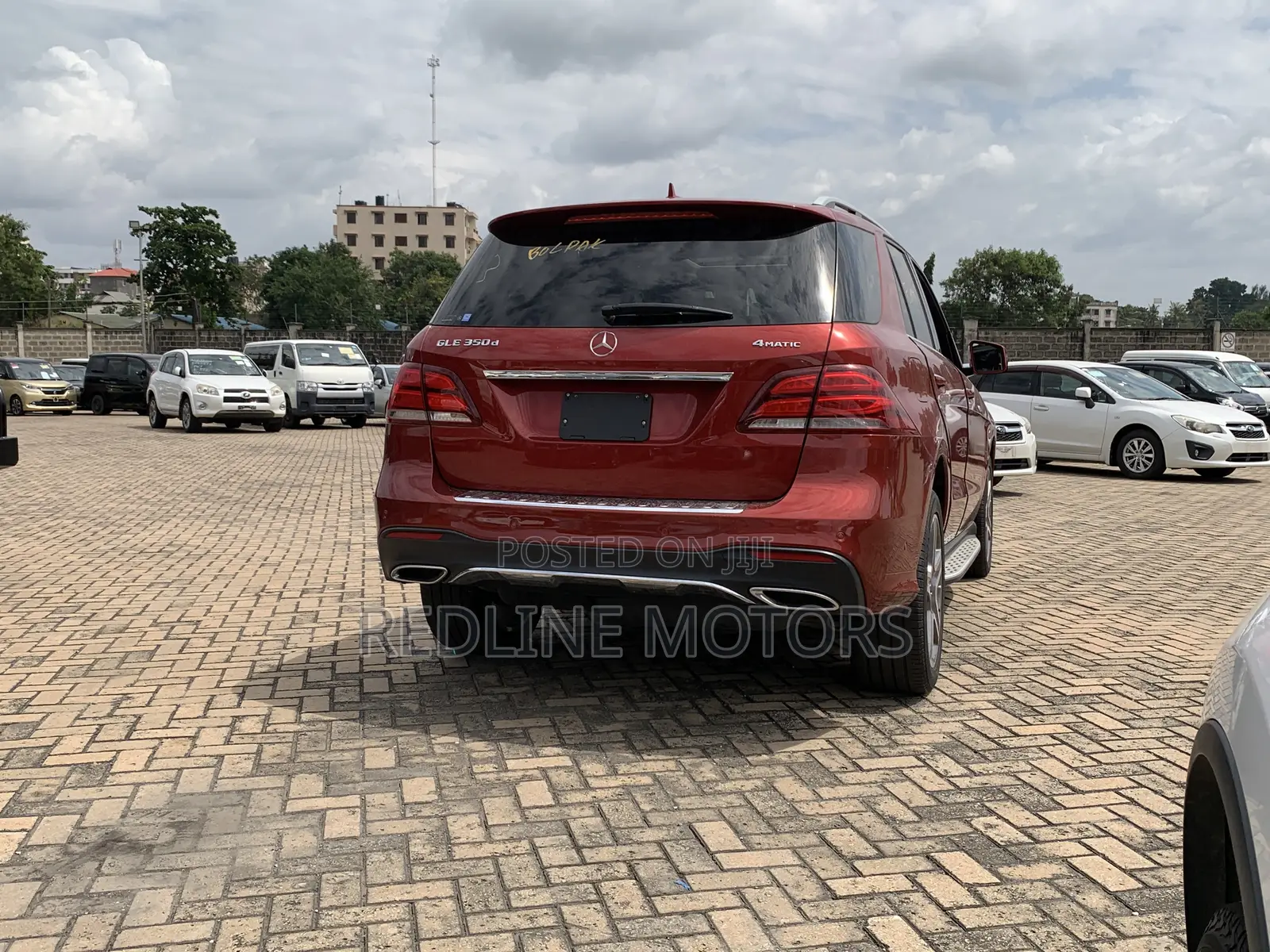 Mercedes-Benz GLE-Class GLE 350d 4MATIC 2017 Red
