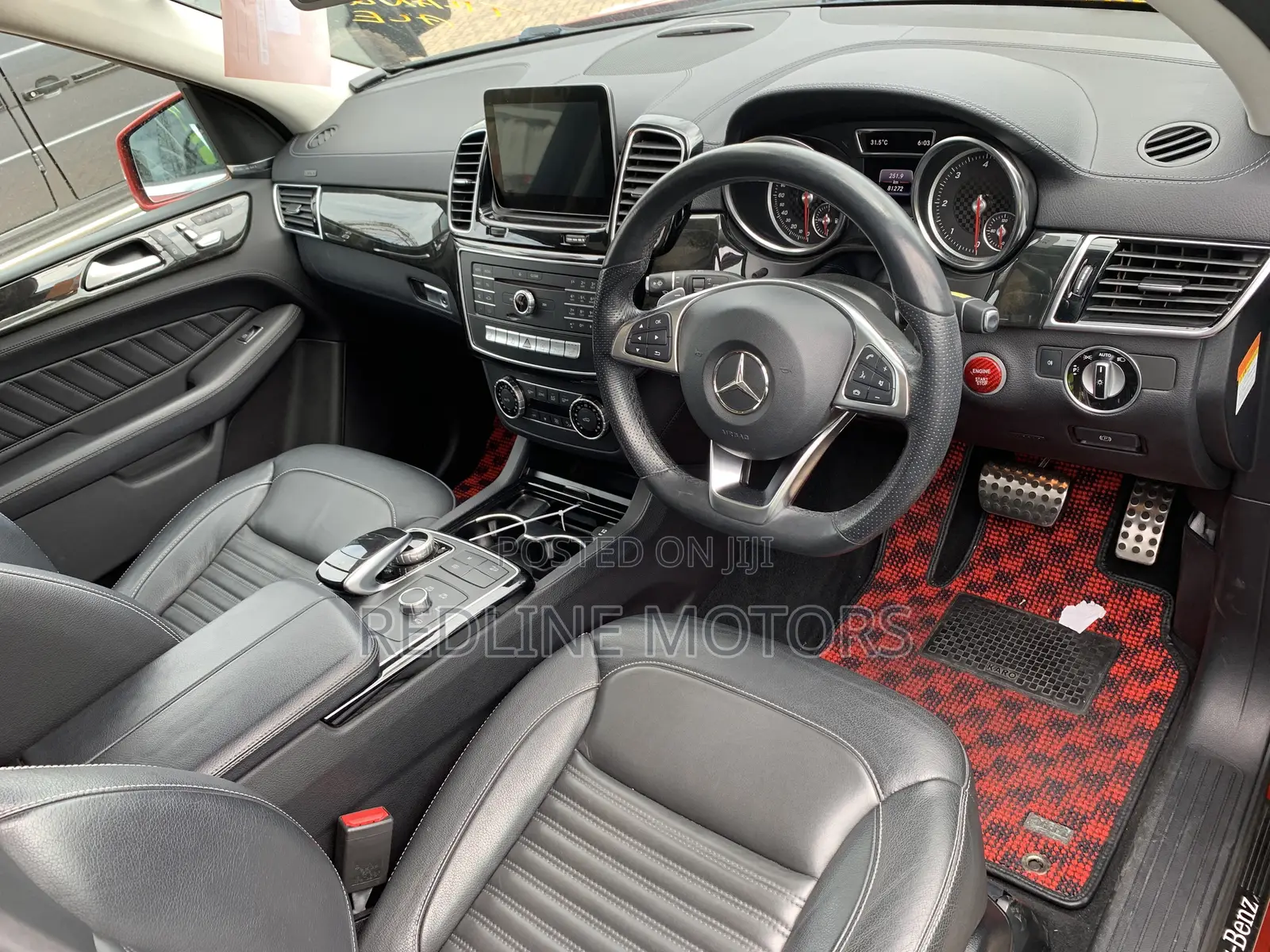 Mercedes-Benz GLE-Class GLE 350d 4MATIC 2017 Red