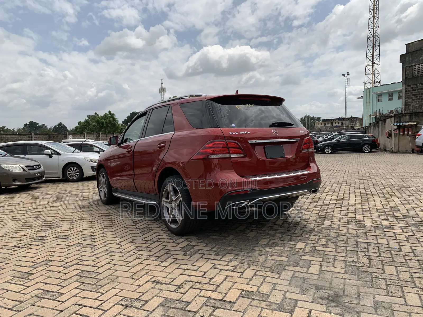 Mercedes-Benz GLE-Class GLE 350d 4MATIC 2017 Red