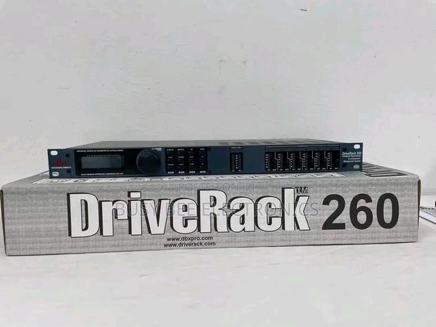 DBX Driverack 260 Speaker Management - main view