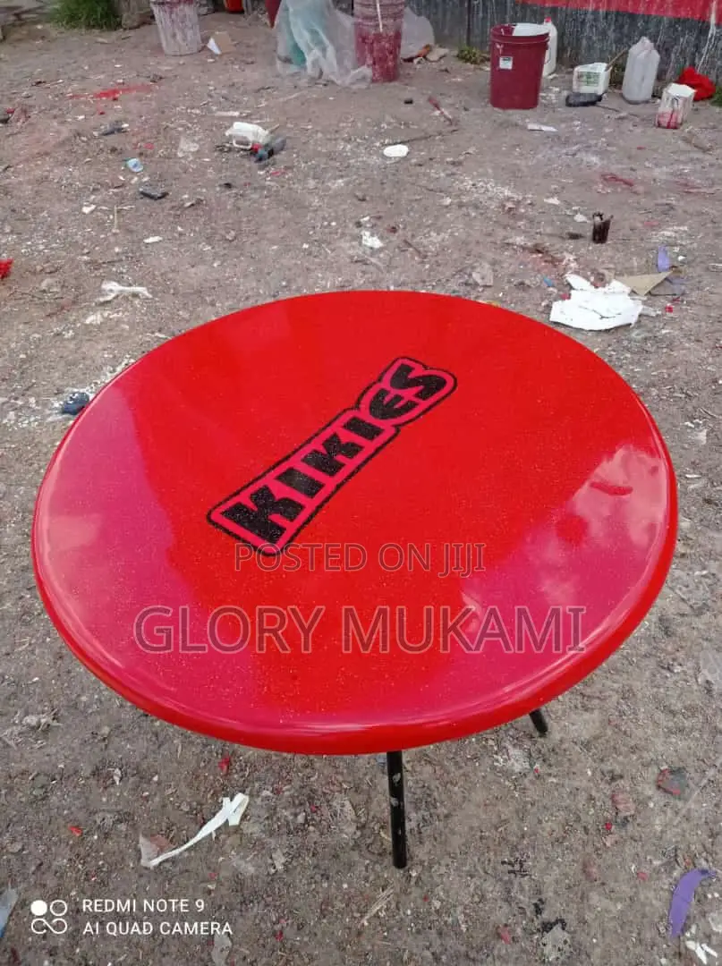 Brand New Round Tables Branded