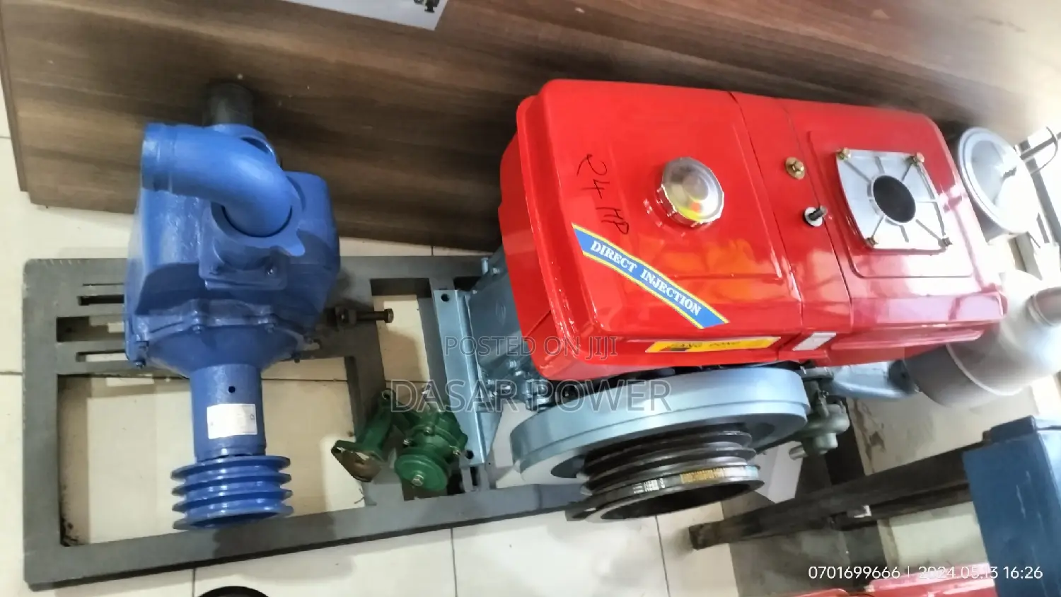24hp Jiang Dong Water Pump.