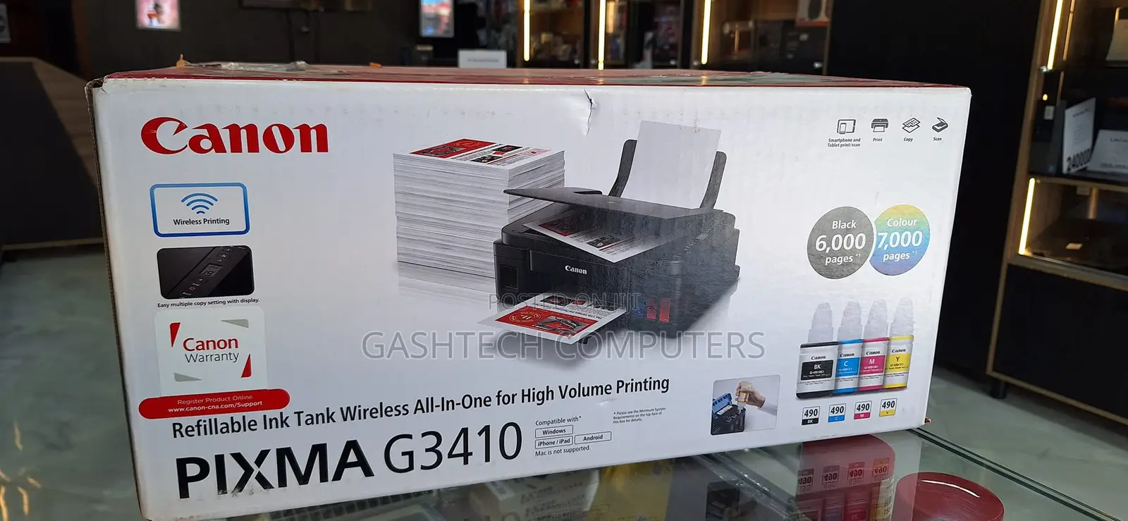 G3410 Canon G3410 Wireless Colored A4 Printer