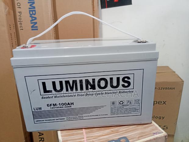 Luminous 100ah 12v Solar Battery - thumbnail 3