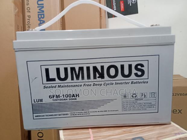 Luminous 100ah 12v Solar Battery - thumbnail 4