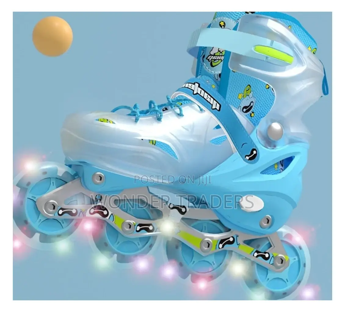 *All-Flash Wheels Adjustable Inline Roller Skates Single*