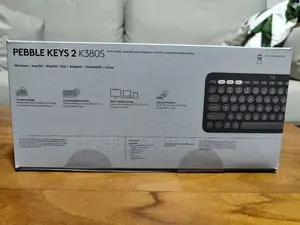 Logitech Wireless Bluetooth Keyboard PEBBLE KEYS 2 K380S