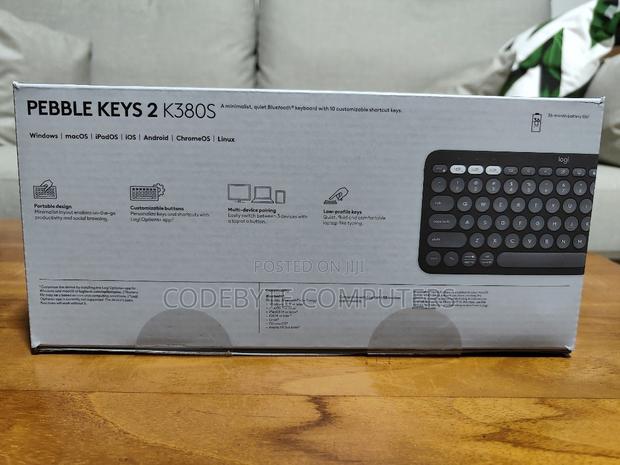 Logitech Wireless Bluetooth Keyboard PEBBLE KEYS 2 K380S - thumbnail 2