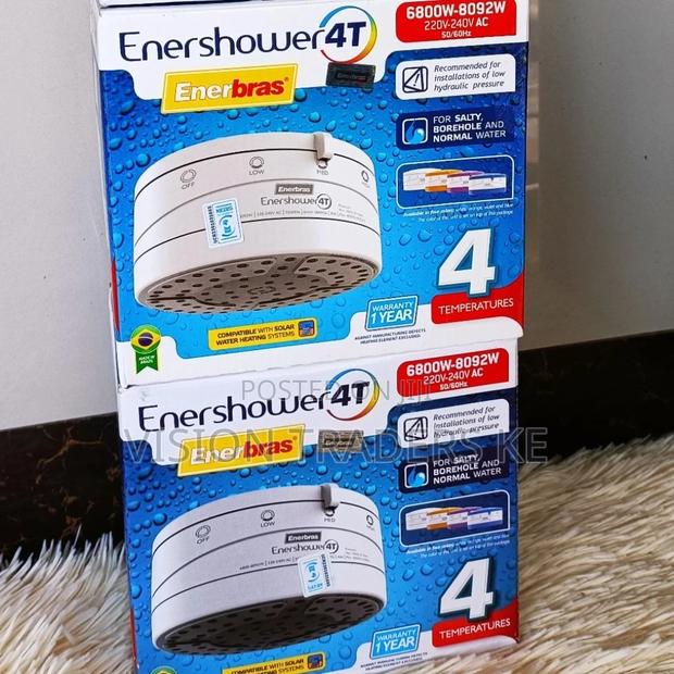 *4T Enershower Head/Hot Shower Head/Instant Shower Head•