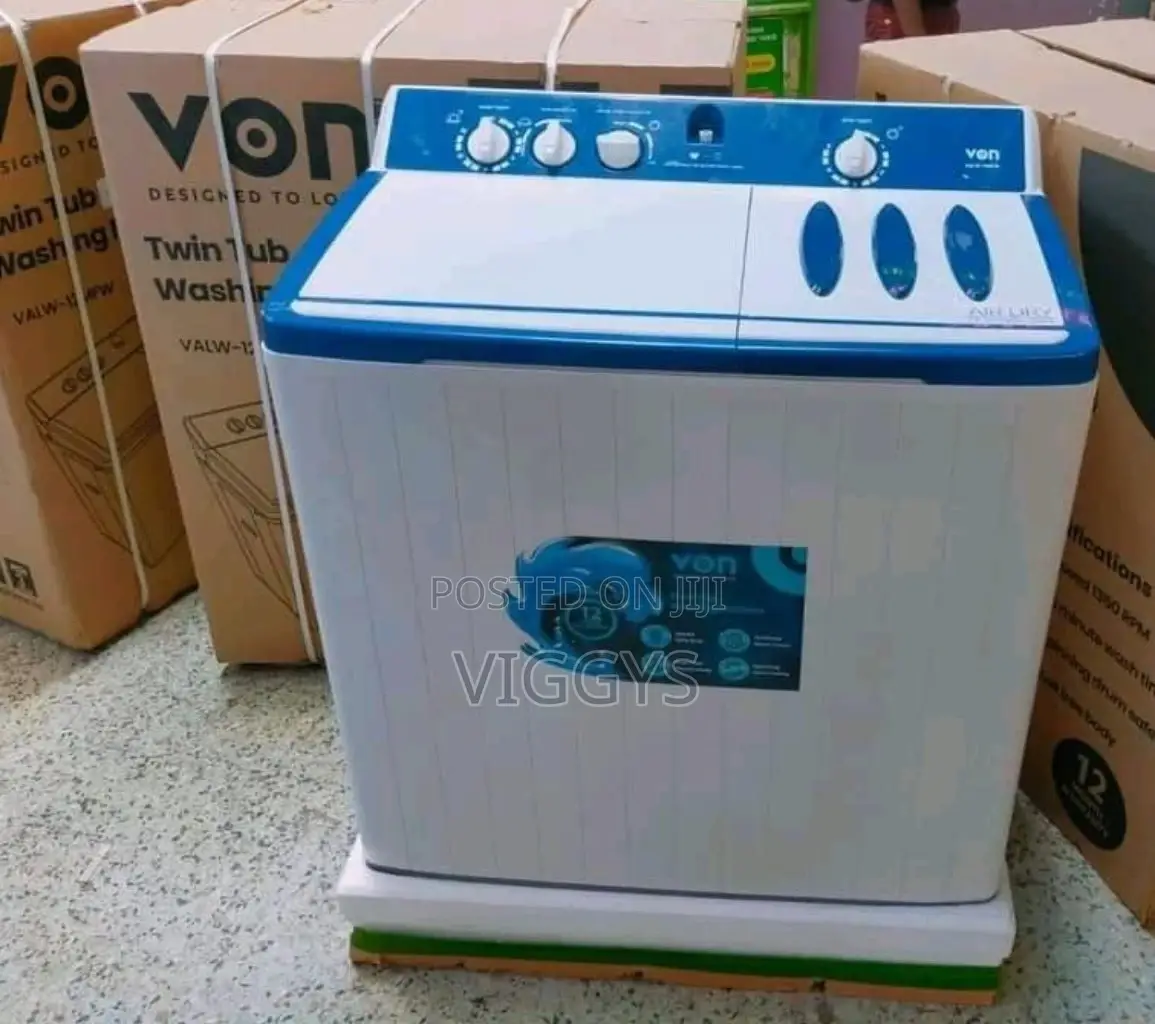 Brand New Von 12kg Twin Tub Washing Machine