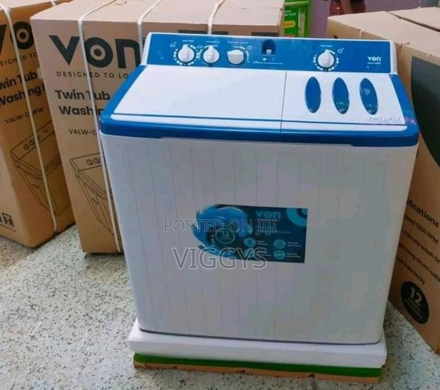 Brand New Von 12kg Twin Tub Washing Machine