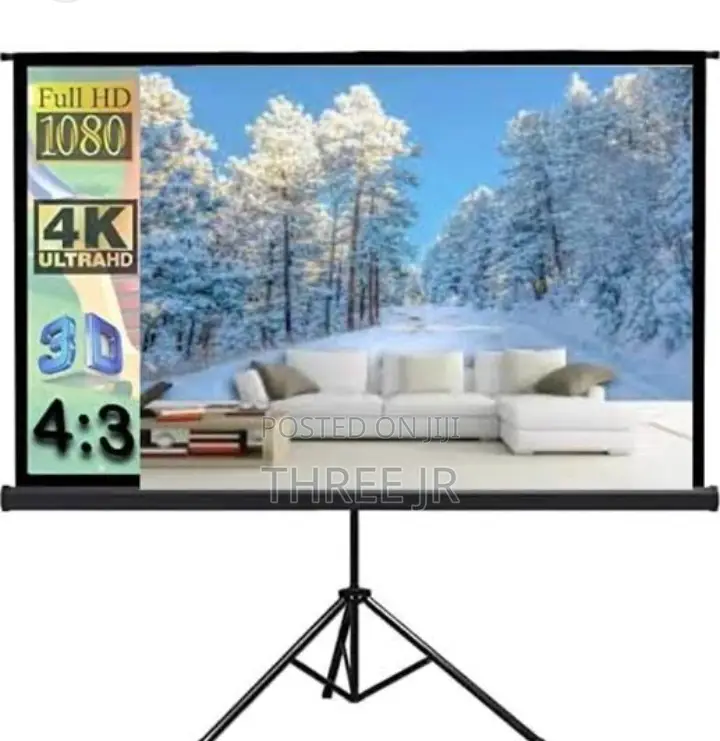 Nice Great Use of Portable Projection Screens