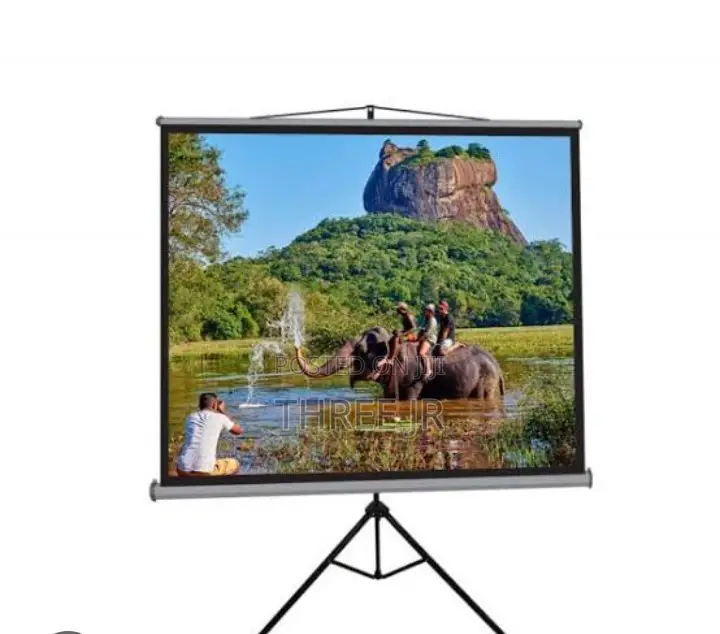 Nice Great Use of Portable Projection Screens