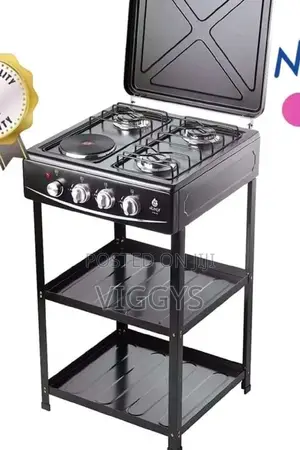 Amazing Nunix Full Gas Cooker +Shelves