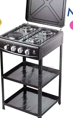 Original Nunix Full Gas Cooker +Shelves