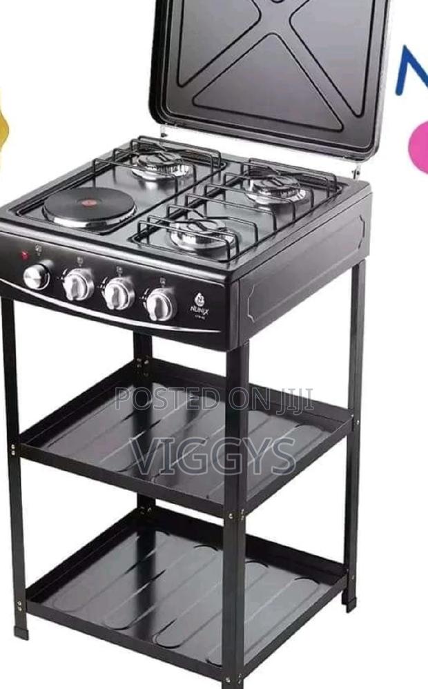 Original Nunix Full Gas Cooker +Shelves
