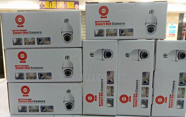 Generic 360 Degree V380 PTZ Bulb CCTV Camera - main view