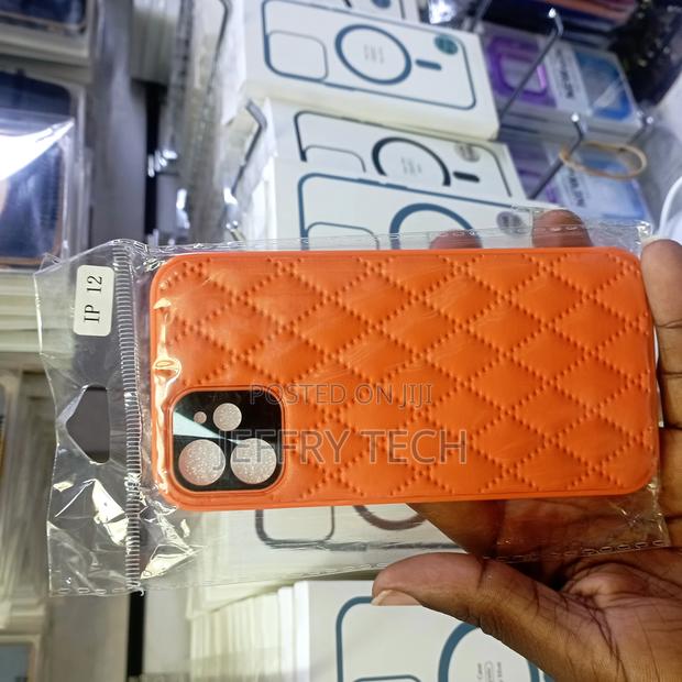 Business Soft Silicone Phone Cover,Brown,For iPhone 12 - main view