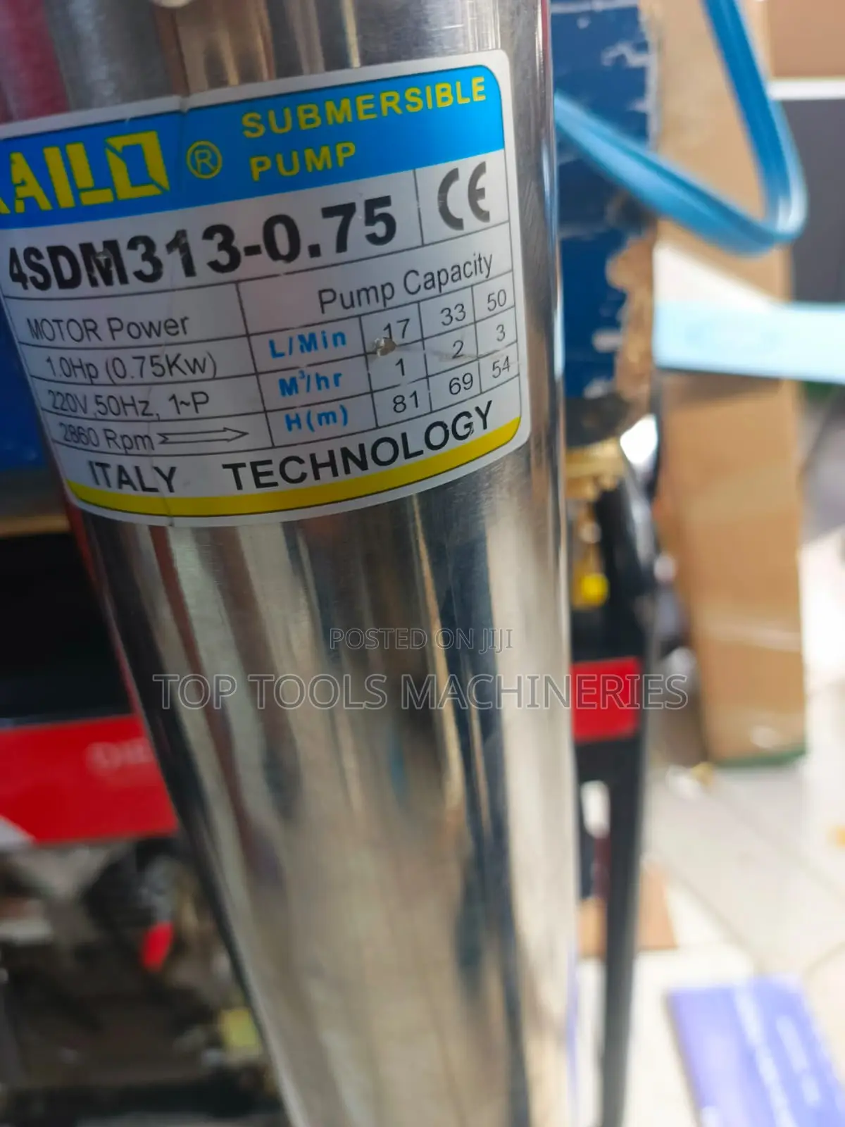 Kailo 1hp Submersible Pump