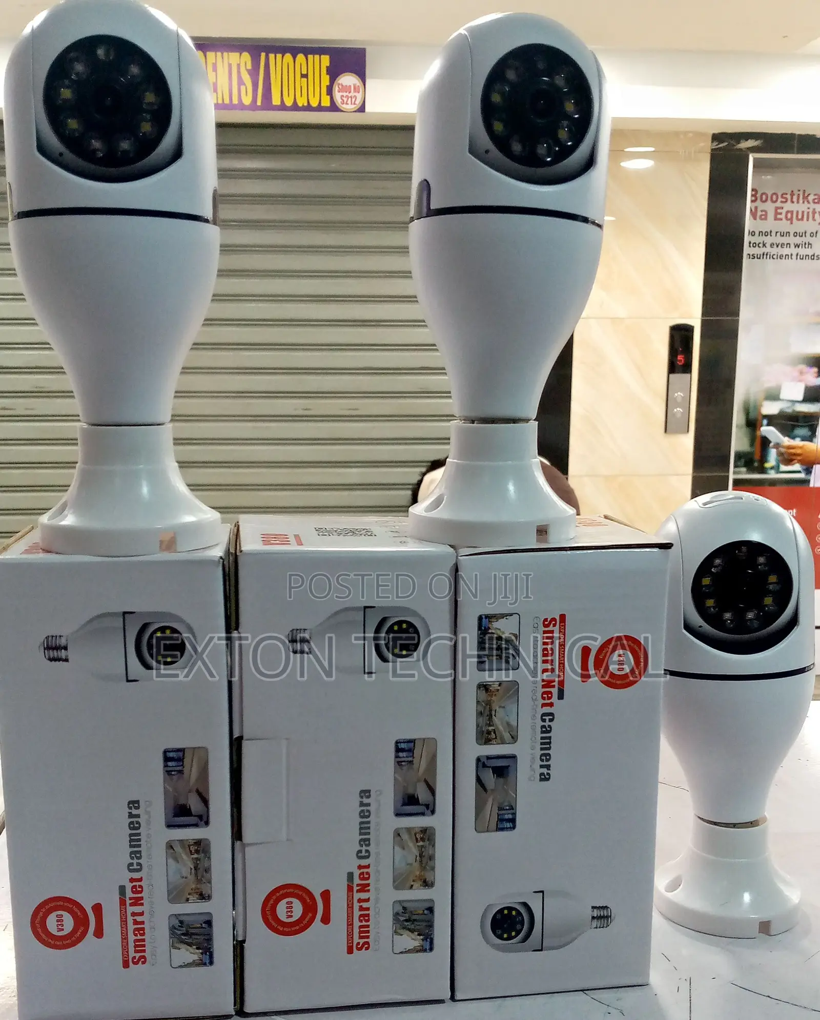 V380 Wifi Pan/ Tilt Smart Bulb With Two Way Talk