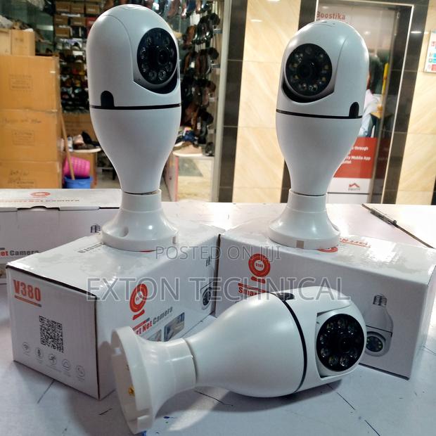 Home Light Bulb Camera , Wifi V380 Wireless Security Camera - main view