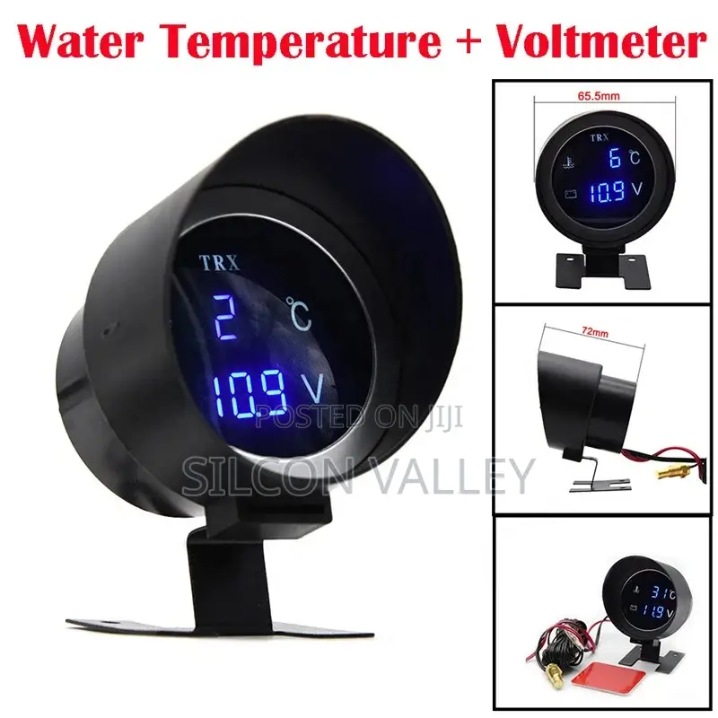 Car Temperature Gauge and Voltage Gauge