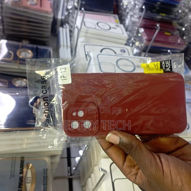 Wine Red Silicon Case for iPhone 12 / 12 Pro - main view