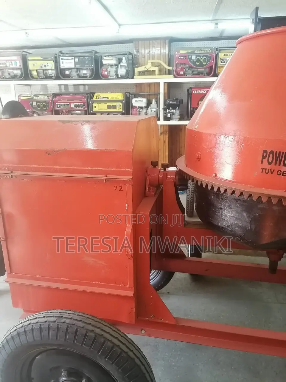 Indian Concrete Mixer/Cast Iron Concrete Mixer. (500ltrs)
