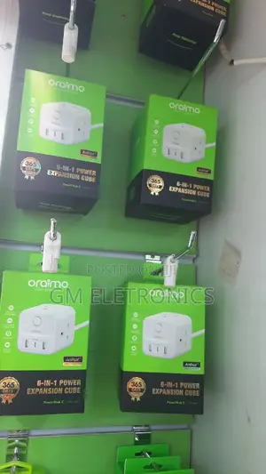 Oraimo Powerhub 2 1.5M 6-in-1 Power Cube.