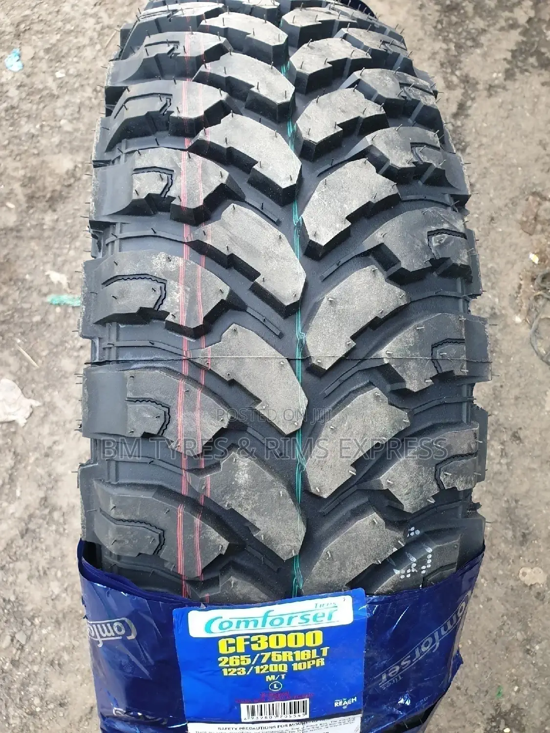 265 /75 R16 MT (Comforser)