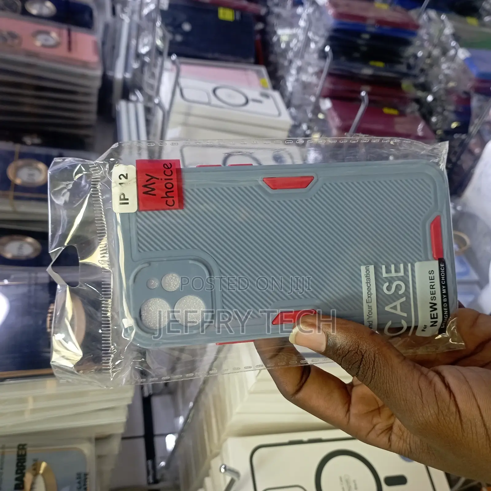 Carbon Fiber Case for iPhone 12 Gray