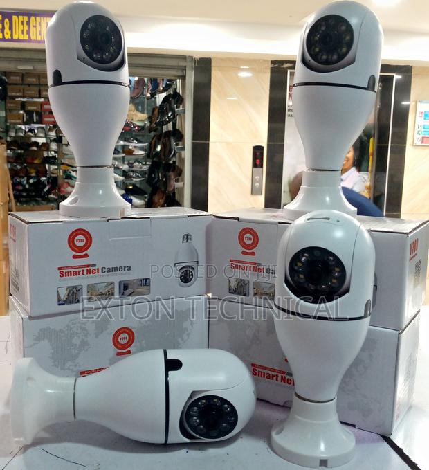 Indoor V380 Pro Rotating Wifi Bulb PTZ Camera With Motion - main view