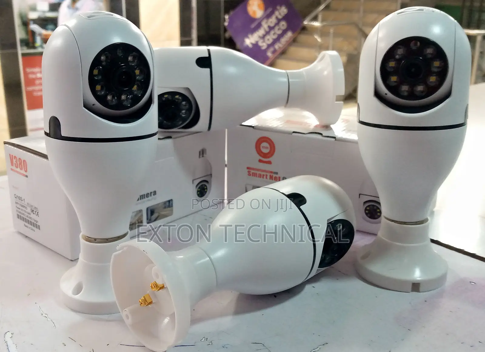 Indoor Wifi V380 Bulb 360 Degree Wireless Camera